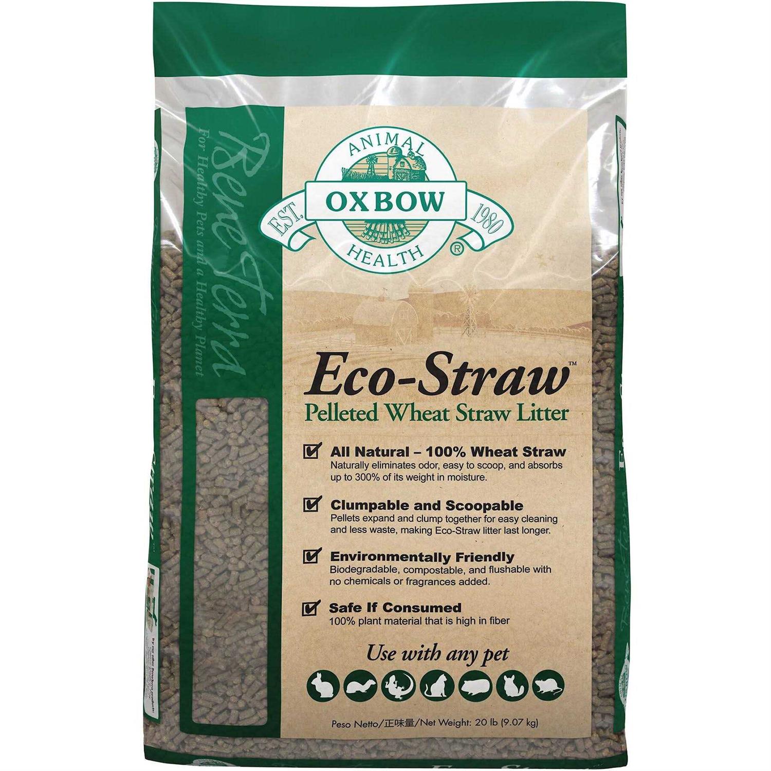 Oxbow Eco-Straw Small Animal Litter