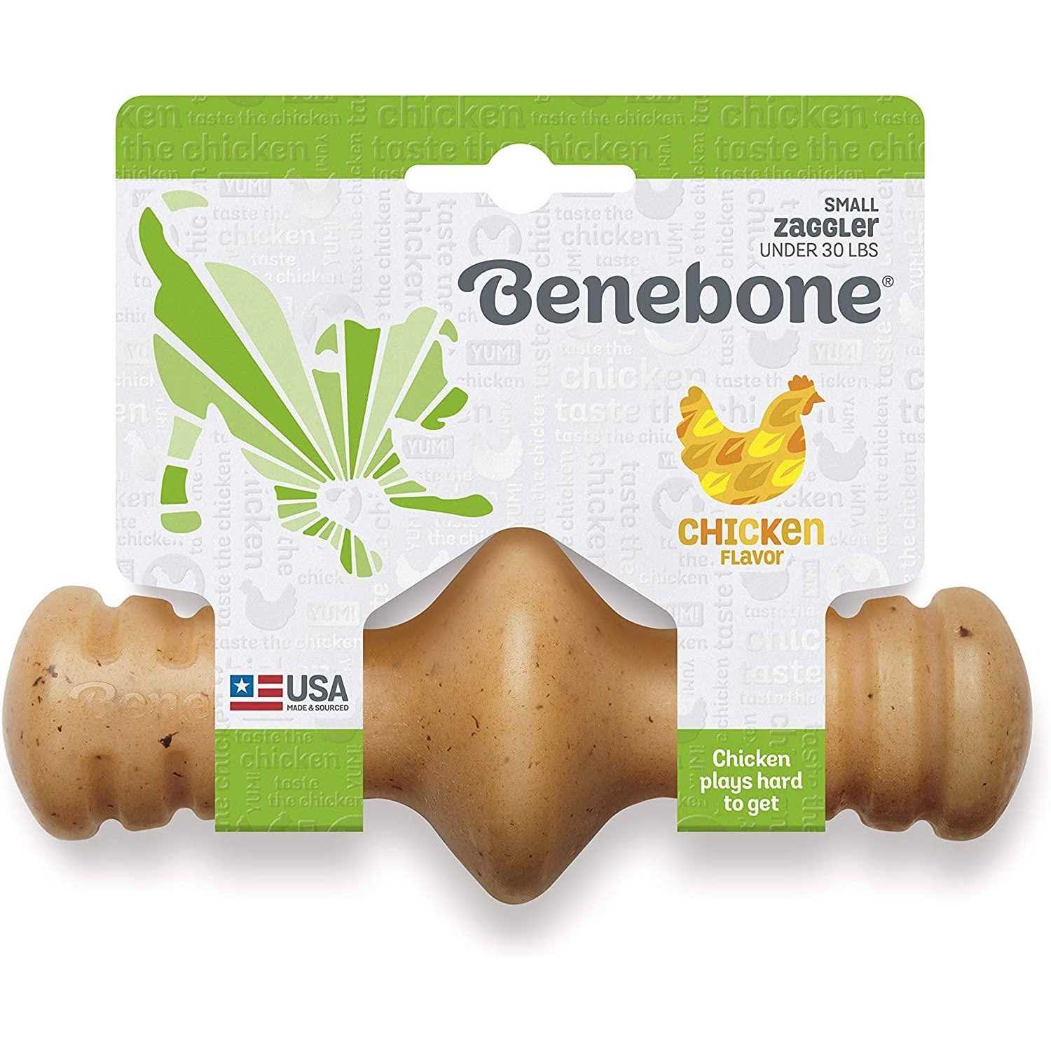 Benebone Chicken Zaggler Dog Chew Toy