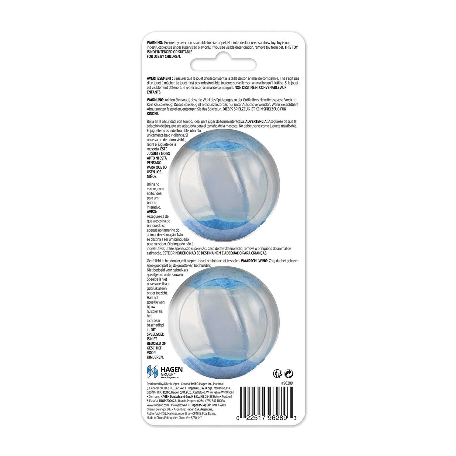 Zeus Duo Ball Dog Toy with Squeaker