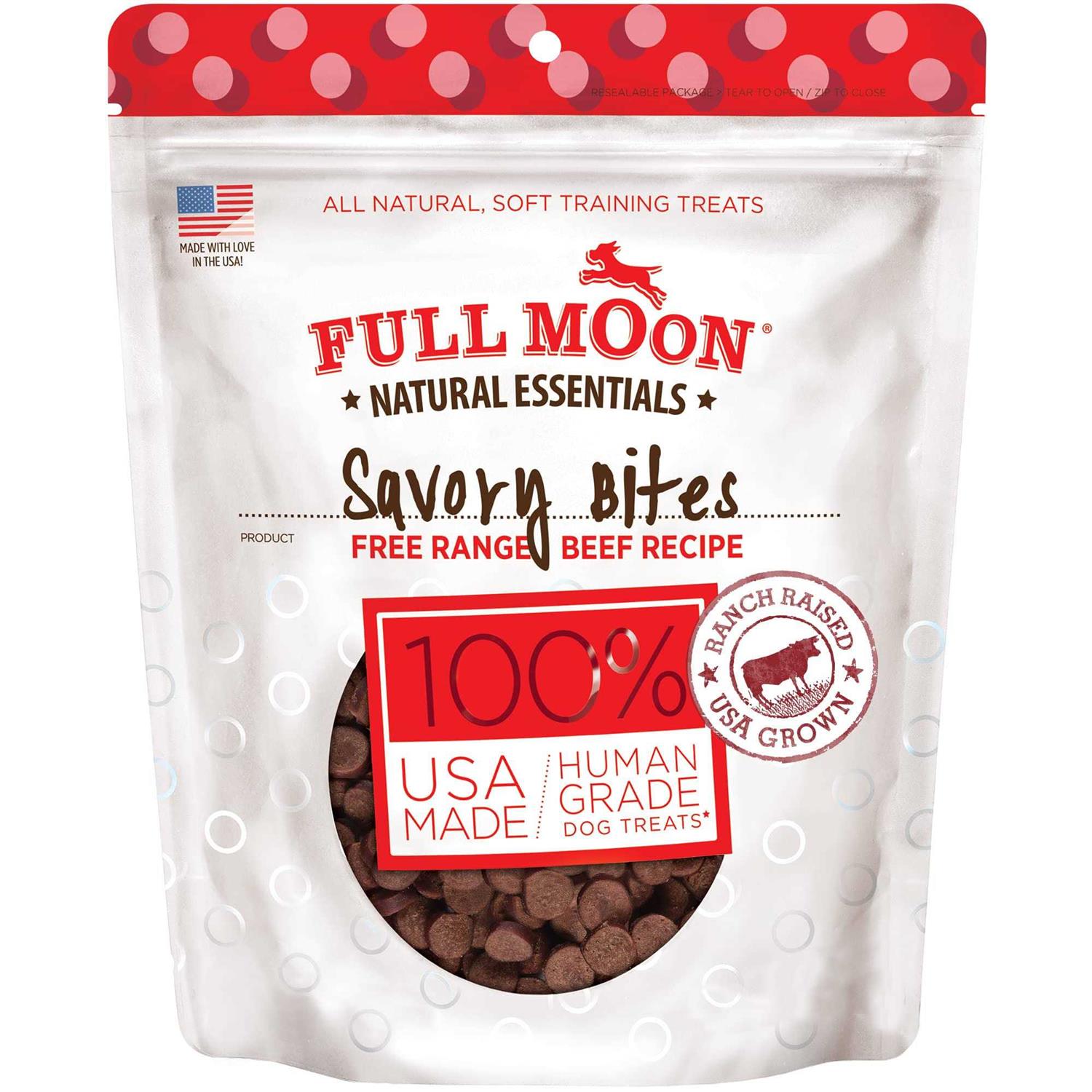 Full Moon Beef Recipe Savory Bites Dog Treats