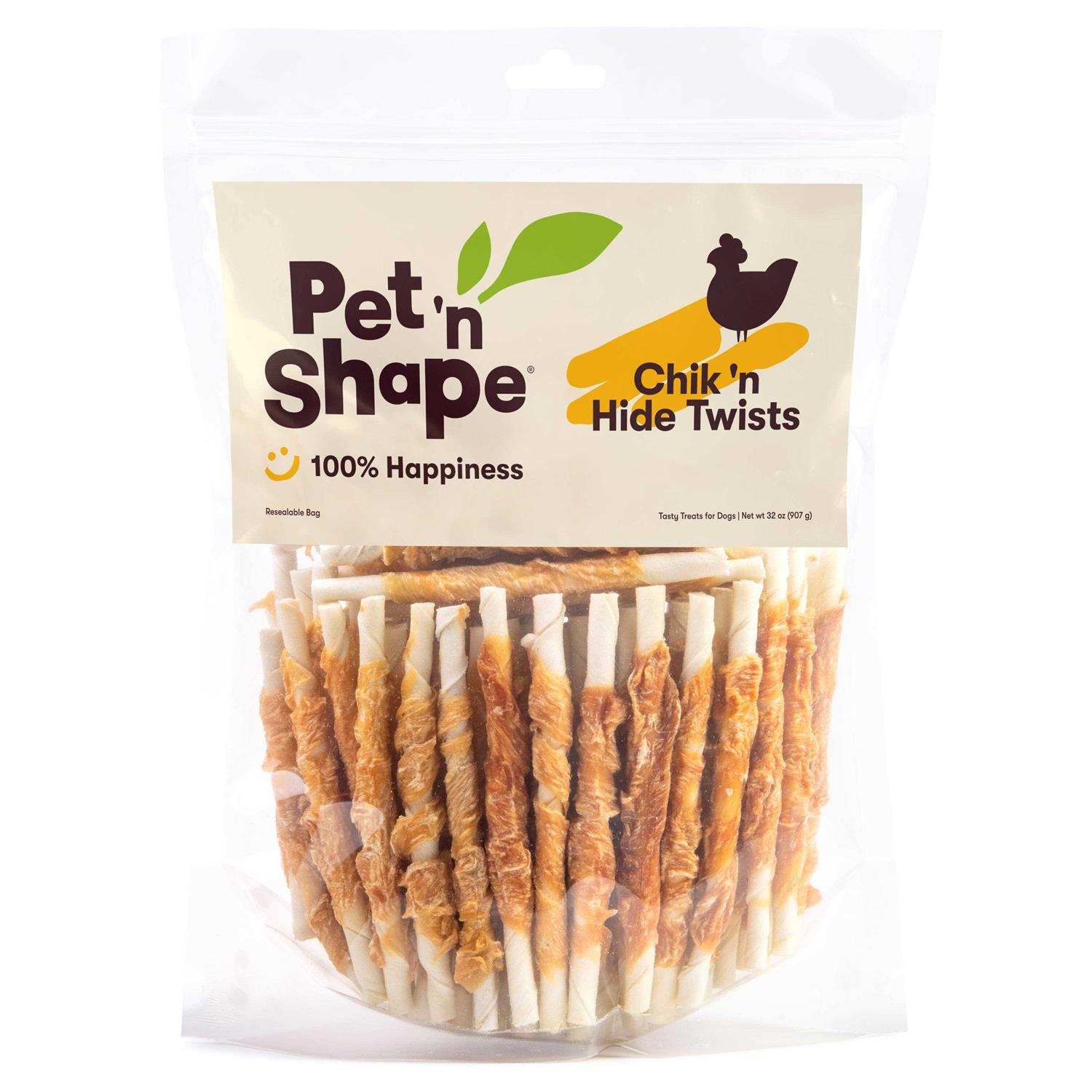 Pet ‘n Shape Chicken Hide Twists Dog Treats