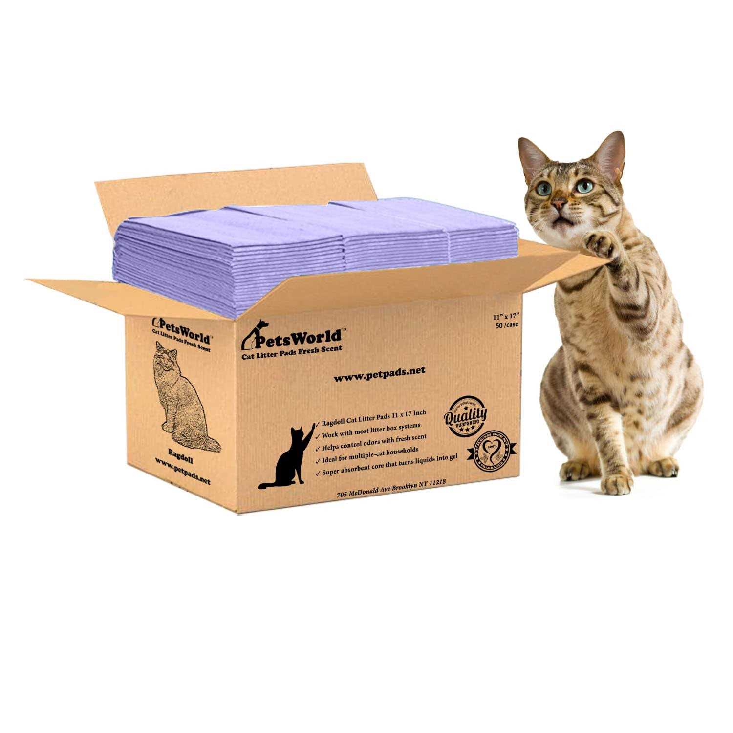 PETSWORLD Cat Pads Refills for Tidy Cats Breeze Litter System for Cat Litter Box