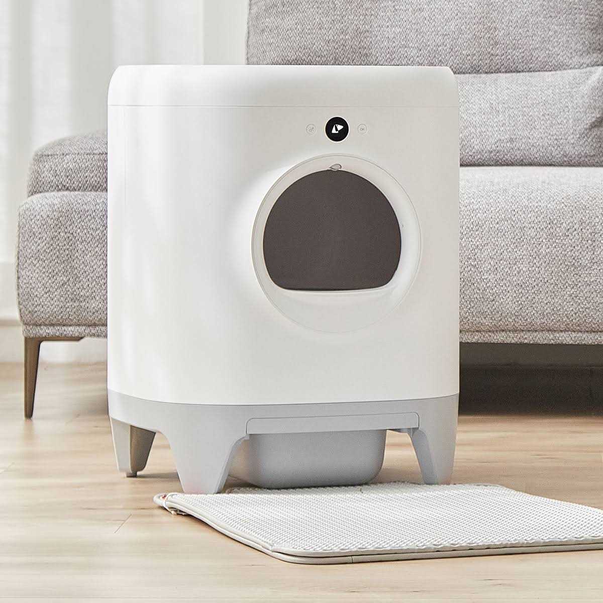 Petkit PuraX Self-Cleaning Wifi Enabled Automatic Cat Litter Box for Multiple Cats with Litter Mat