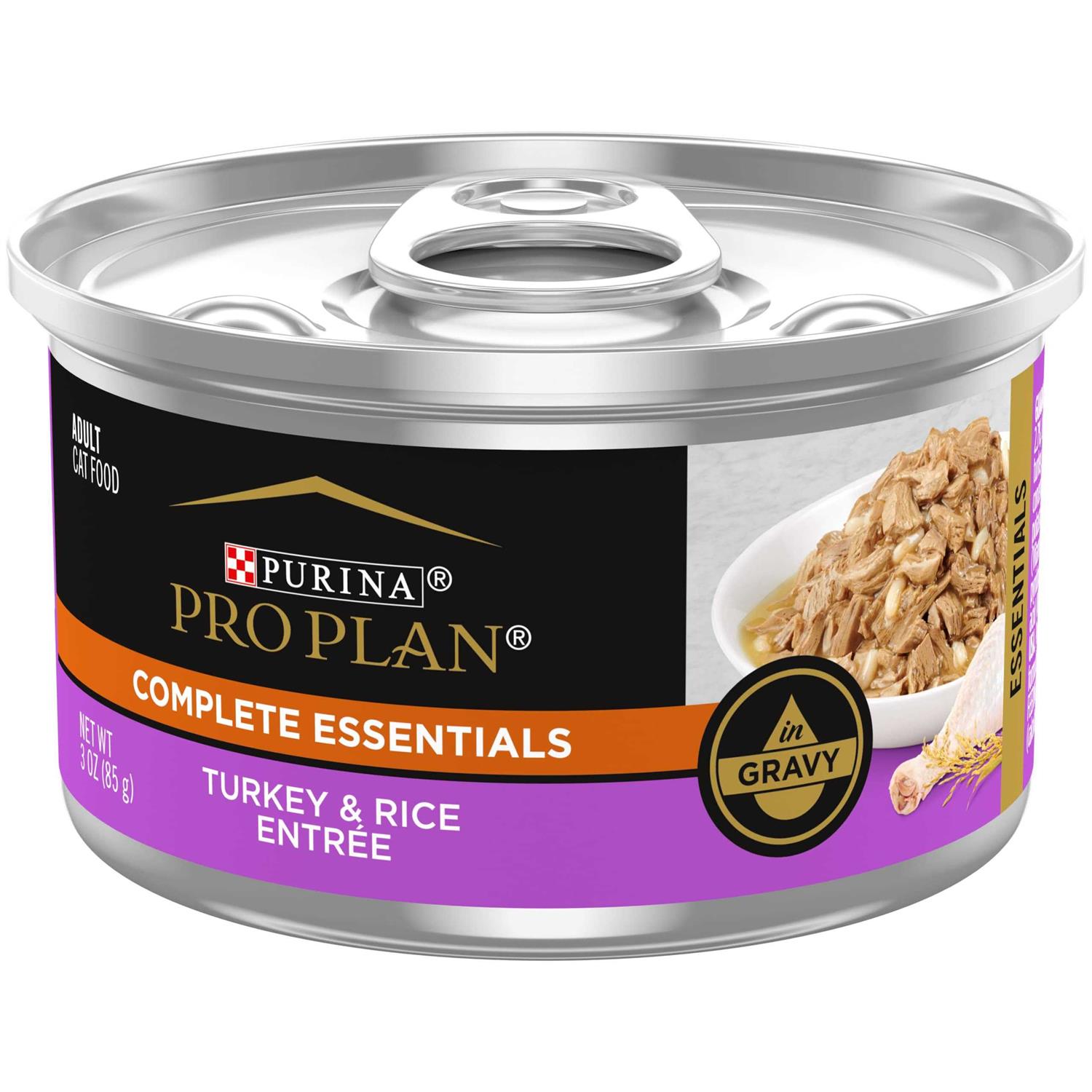 Pro Plan Cat Turkey & Rice Entree Canned Food