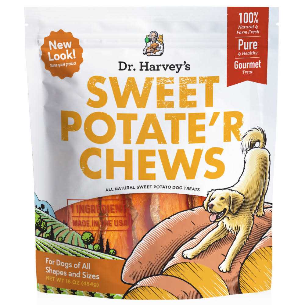 Dr. Harvey’s Sweet Potate’r Chews Dog Treats