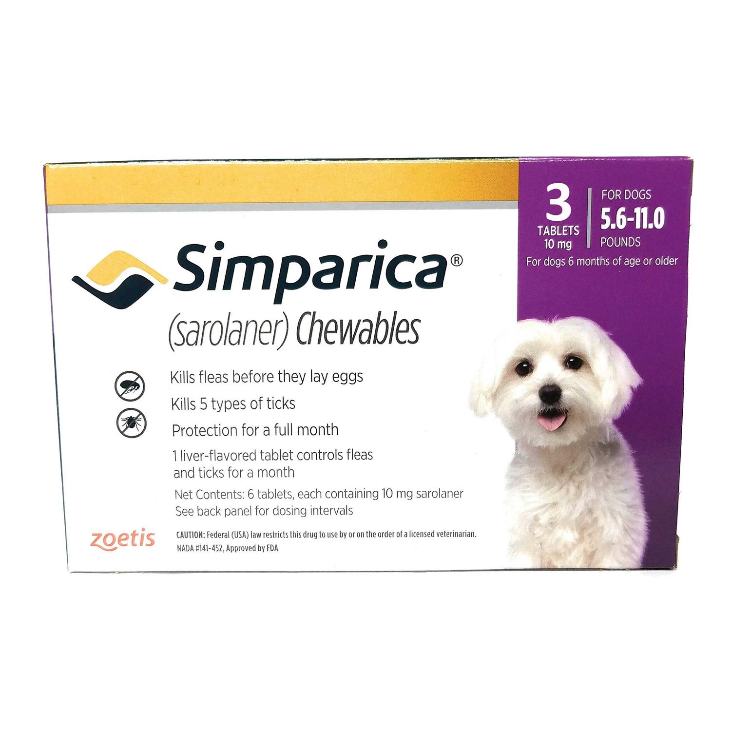 Simparica Chewable Tablets for Dogs