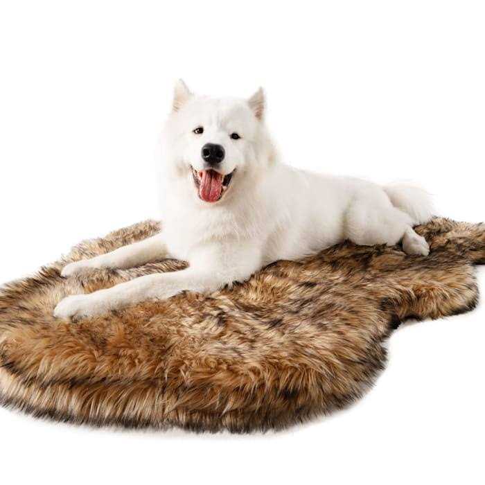 Paw PupRug Faux Fur Orthopedic Dog Bed