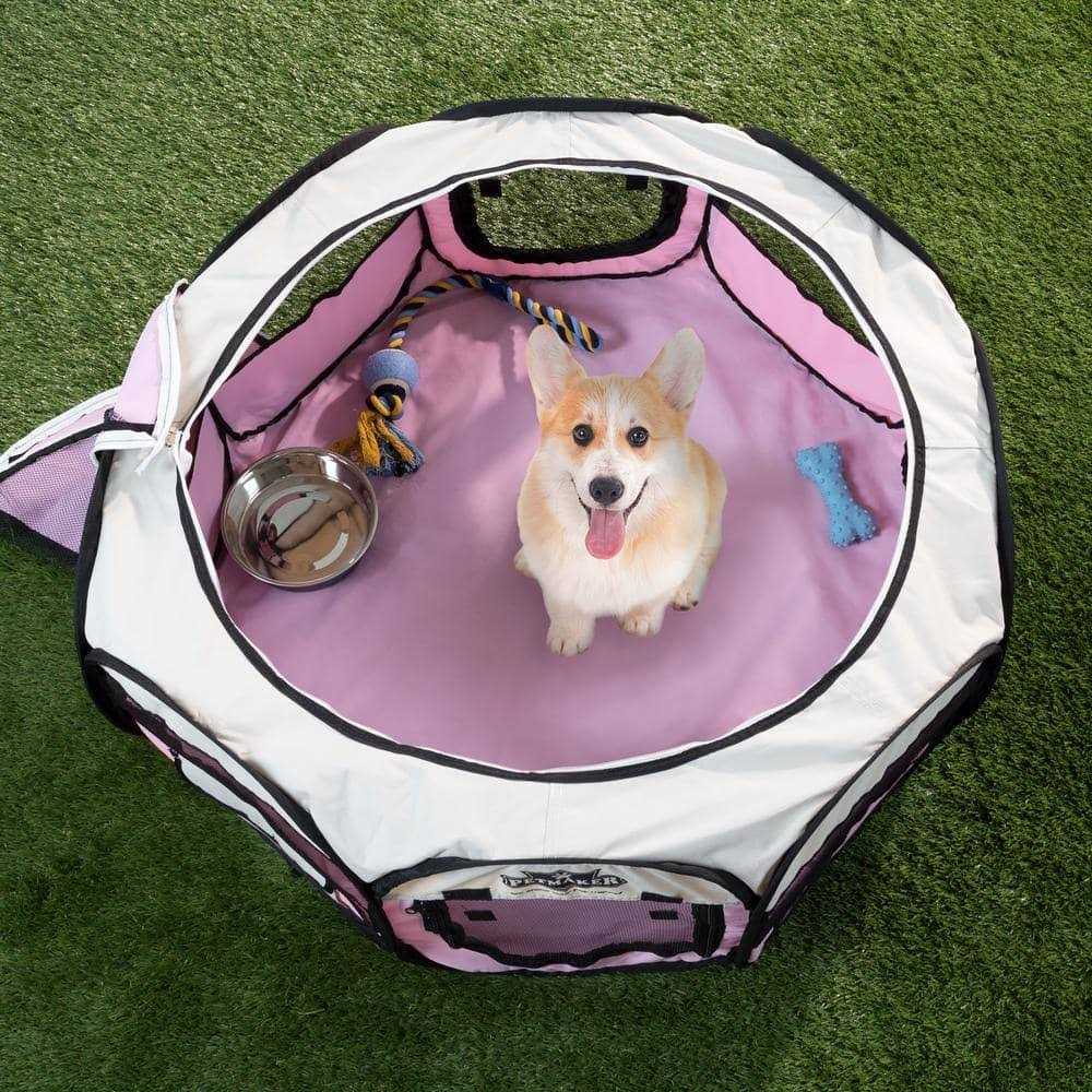 Petmaker Portable Pop-Up Pet Play Pen with Carrying Bag