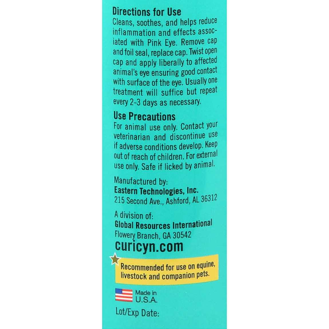 Curicyn Pink Eye Solution