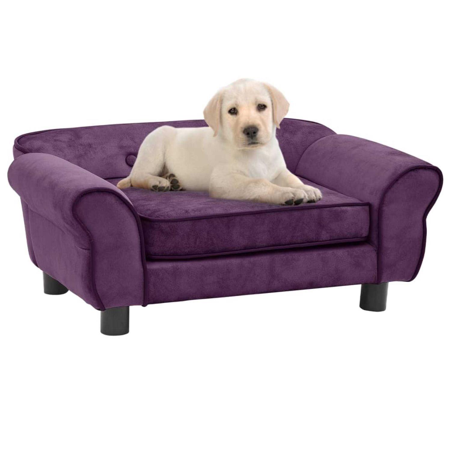 vidaXL Dog Sofa 28.3×17.7×11.8 Plush