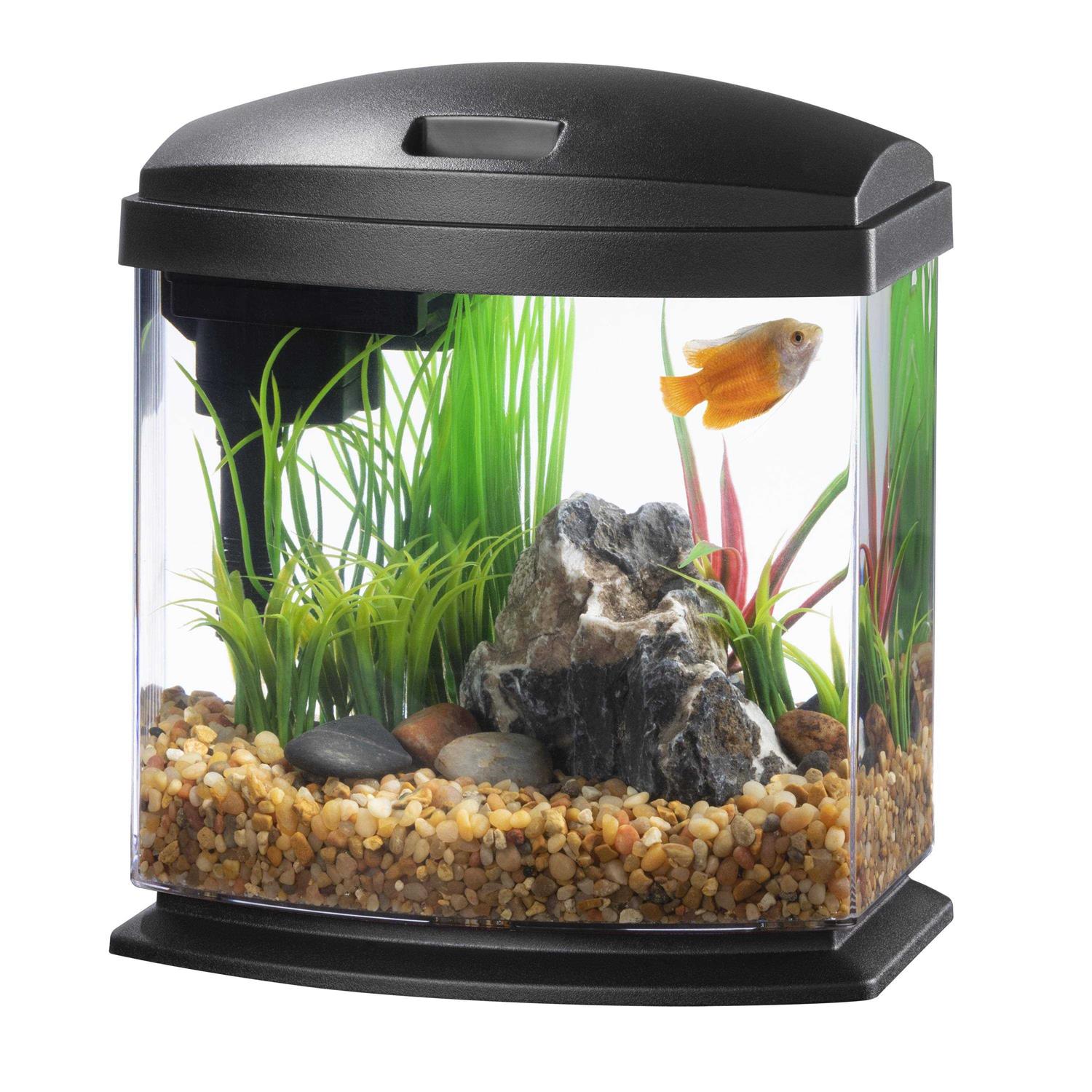 Aqueon LED MiniBow SmartClean Aquarium Kit