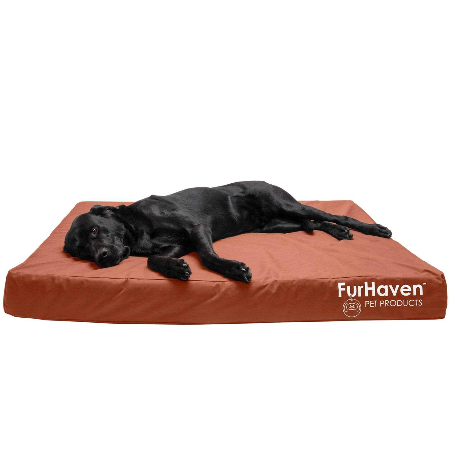 Oxford Indoor/Outdoor Deluxe Orthopedic Pet Bed FurHaven