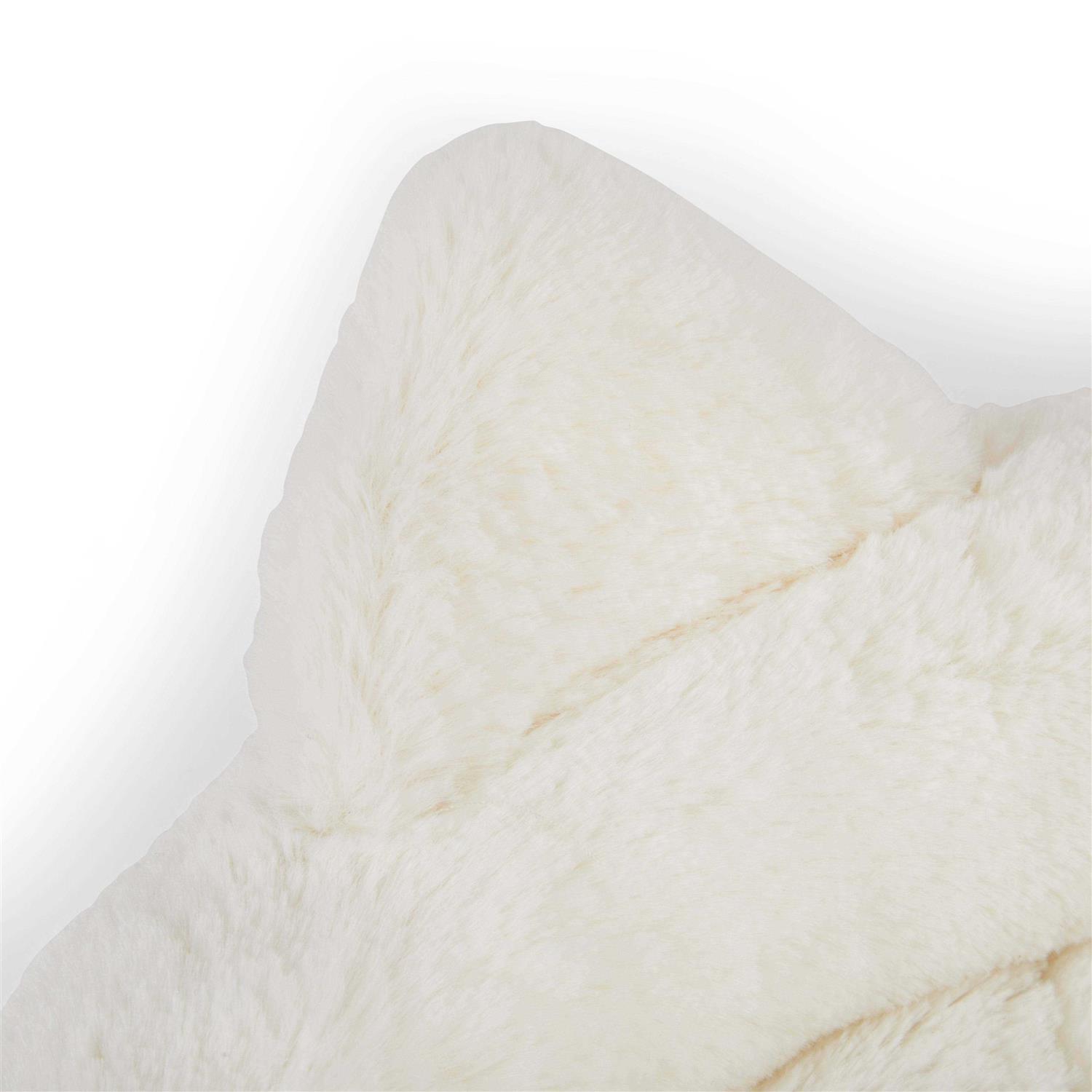EveryYay Snooze Fest Ivory Cat Head Oval Snuggler Bed