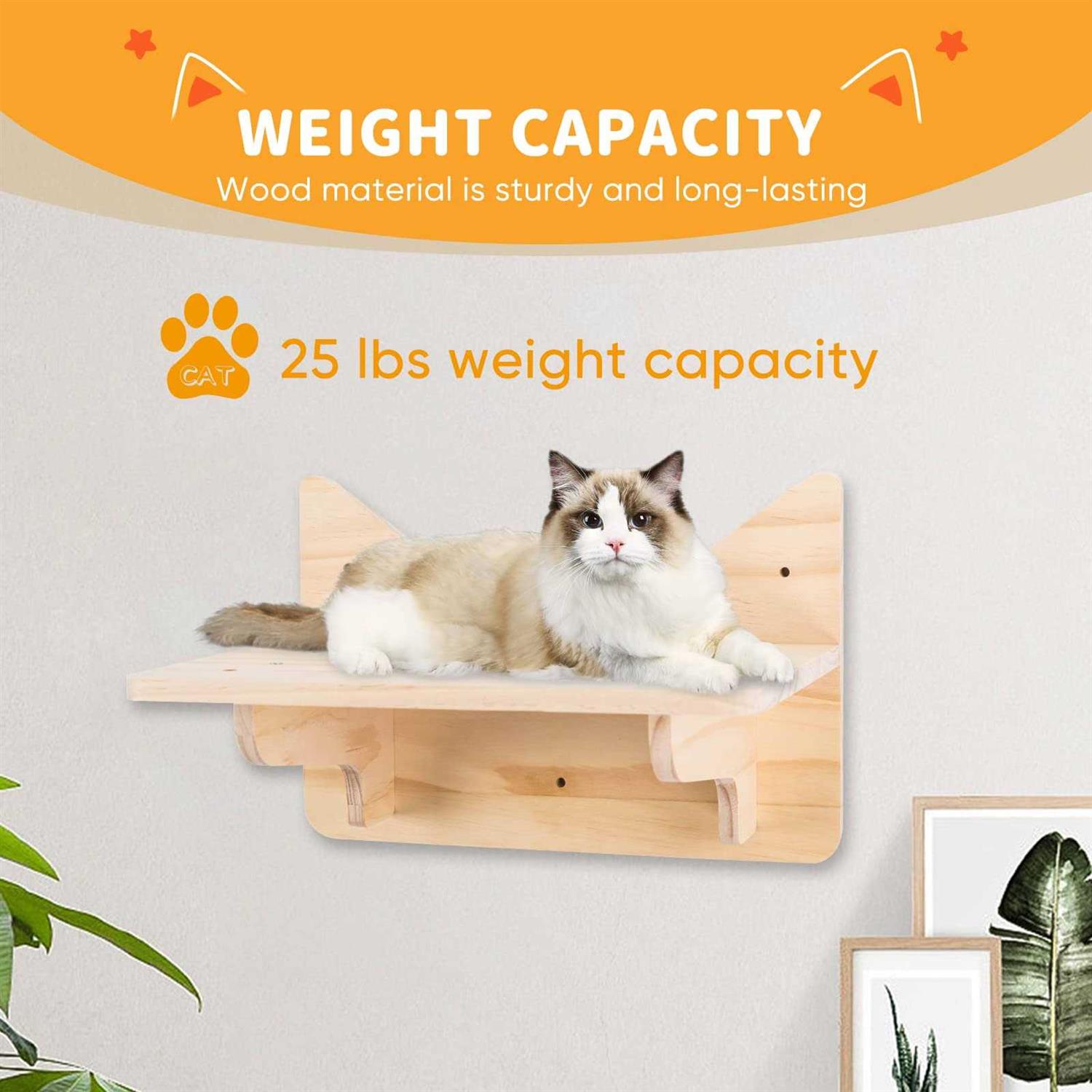 NOVGOBHOT Cat Wall Shelves, Furniture Set, Shelves and Perches for Wall