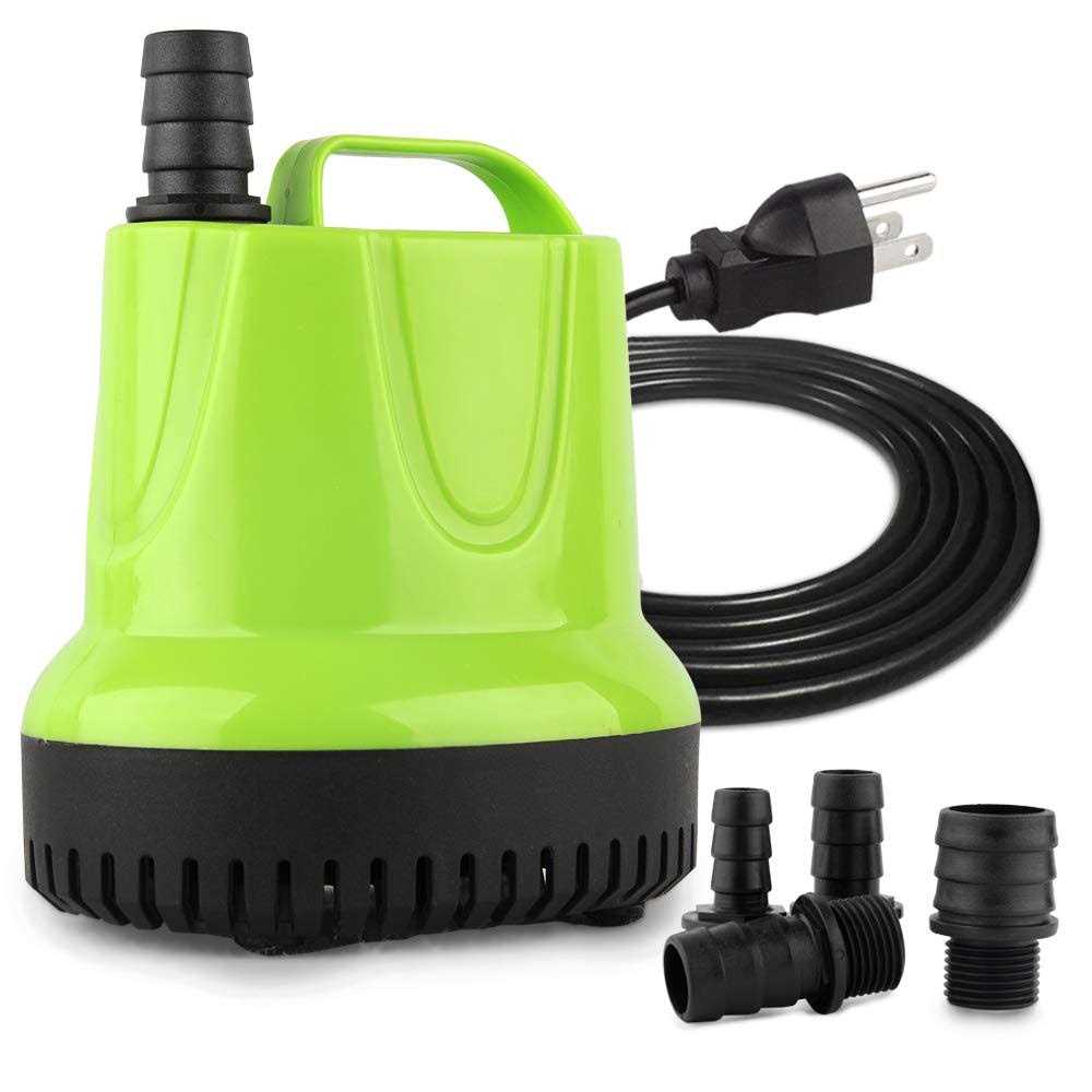 FREESEA GPH Submersible Water Pump for Pond Aquarium Hydroponics Fish Tank Fountain Waterfall