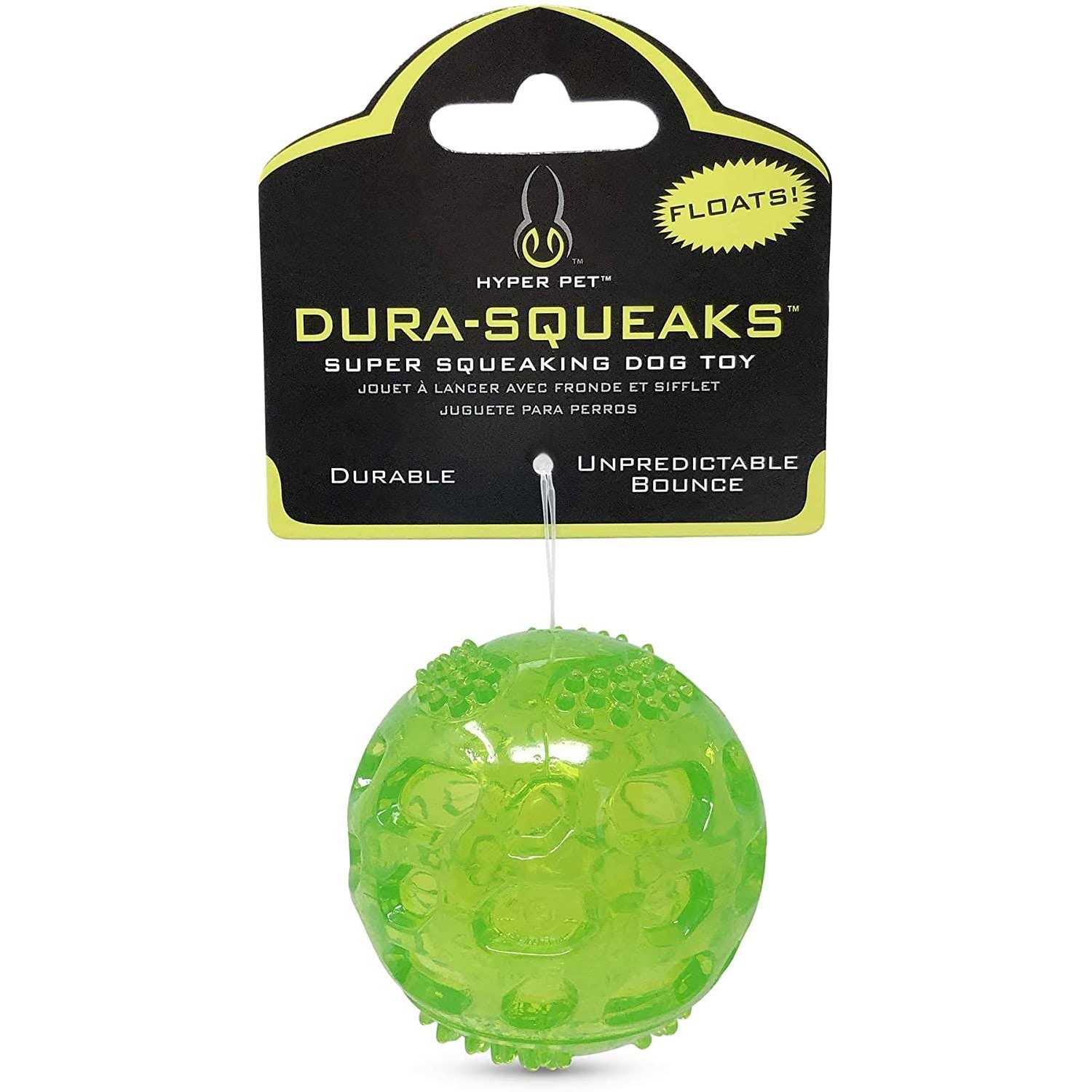 Hyper Pet Dura-Squeaks Dog Toy Ball