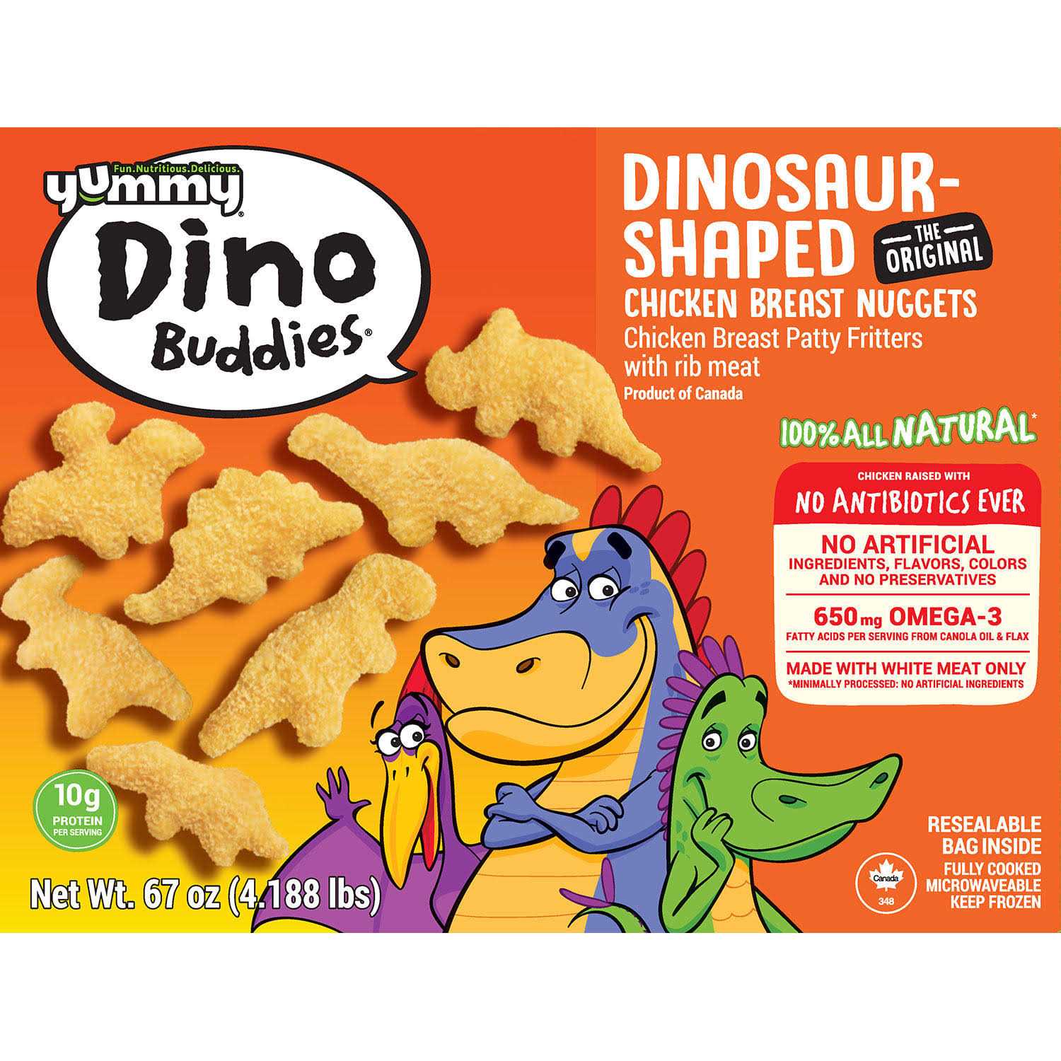 Yummy Dino Buddies Chicken Nuggets
