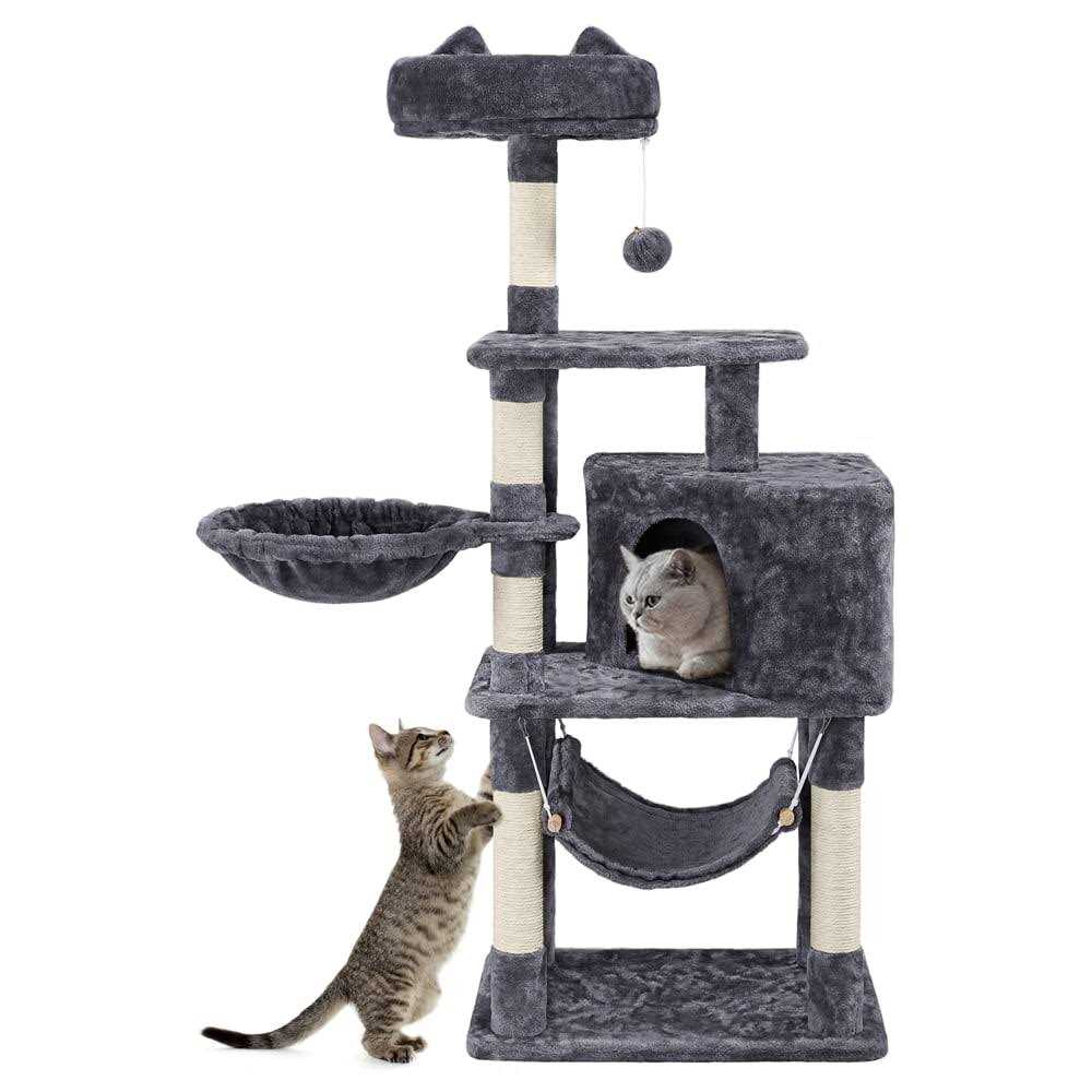 Yaheetech 54.5 inch Cat Tree Tower with Scratching Posts