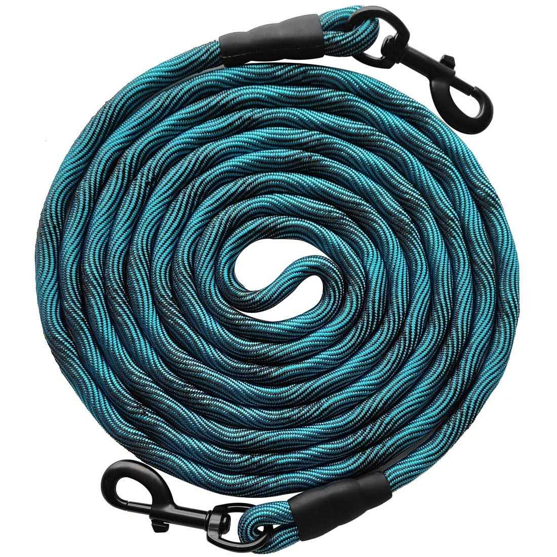 BTINESFUL 8ft/12ft/20ft/30ft/50ft Dog Tie-Out Long Rope Dog Leash
