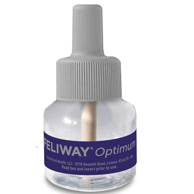 Feliway Optimum Enhanced Calming Pheromone 30 Day Cat Diffuser Refill