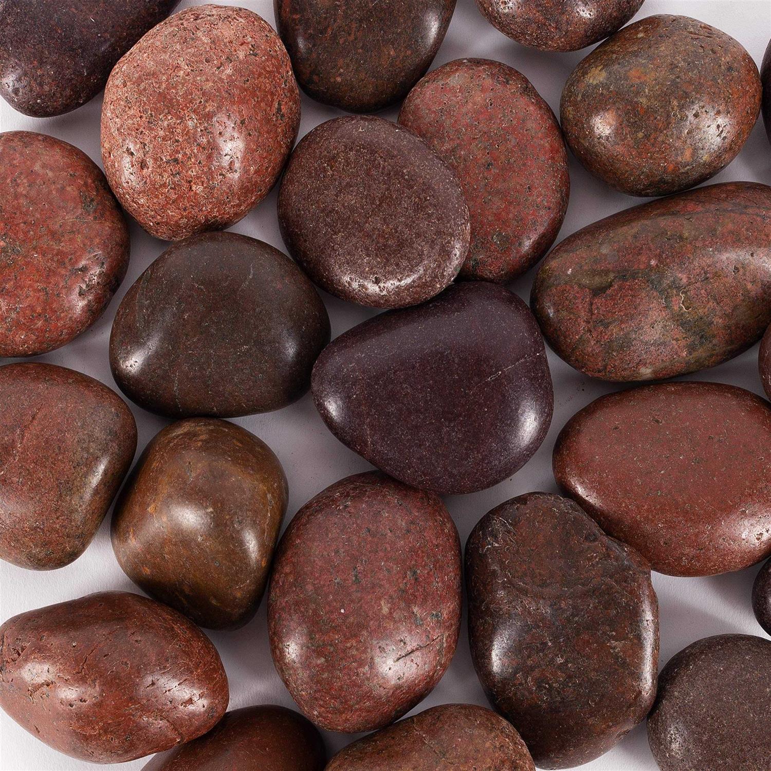 Galashield River Rocks Pebbles for Plants Natural Decorative Polished Stones for Planters Succulent Rocks Aquarium Gravel