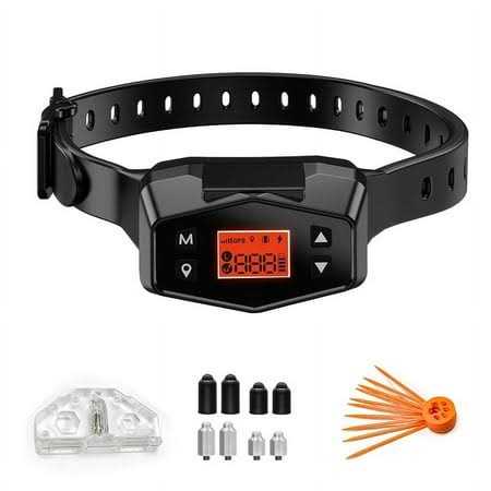 Petdiary F800 GPS Dog Fence System Outdoor Wireless GPS Dog Fencing Collar with Beep Vibration Static Shock
