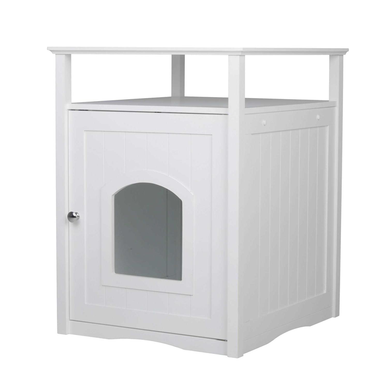 Cat Washroom Litter Box Cover / Night Stand Pet House