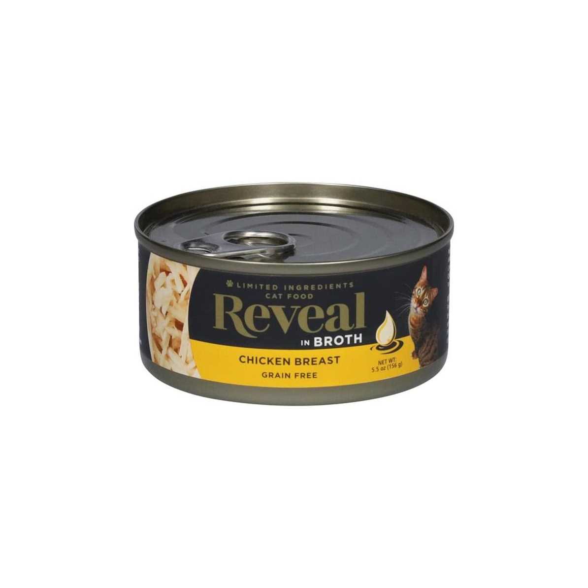 Reveal Natural Free Chicken Breast in Broth Wet Cat Food