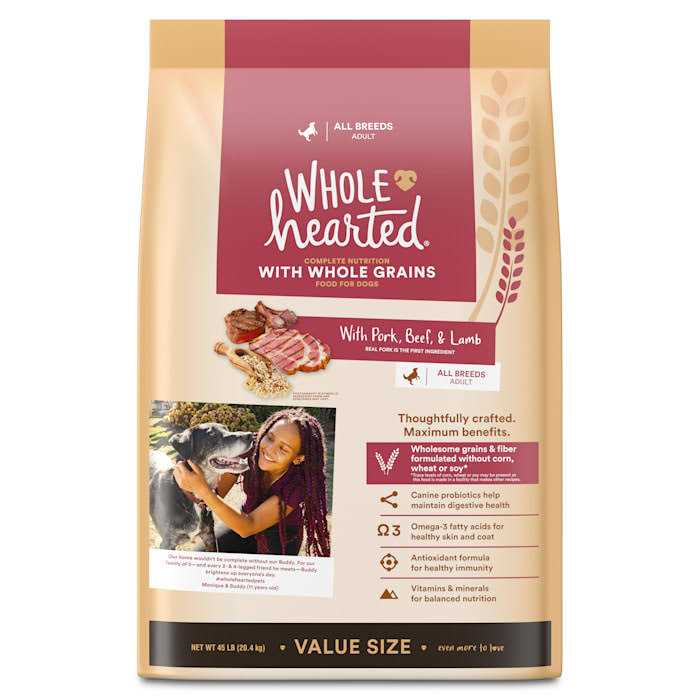 WholeHearted Whole Grains with Pork Beef & Lamb Dry Dog Food