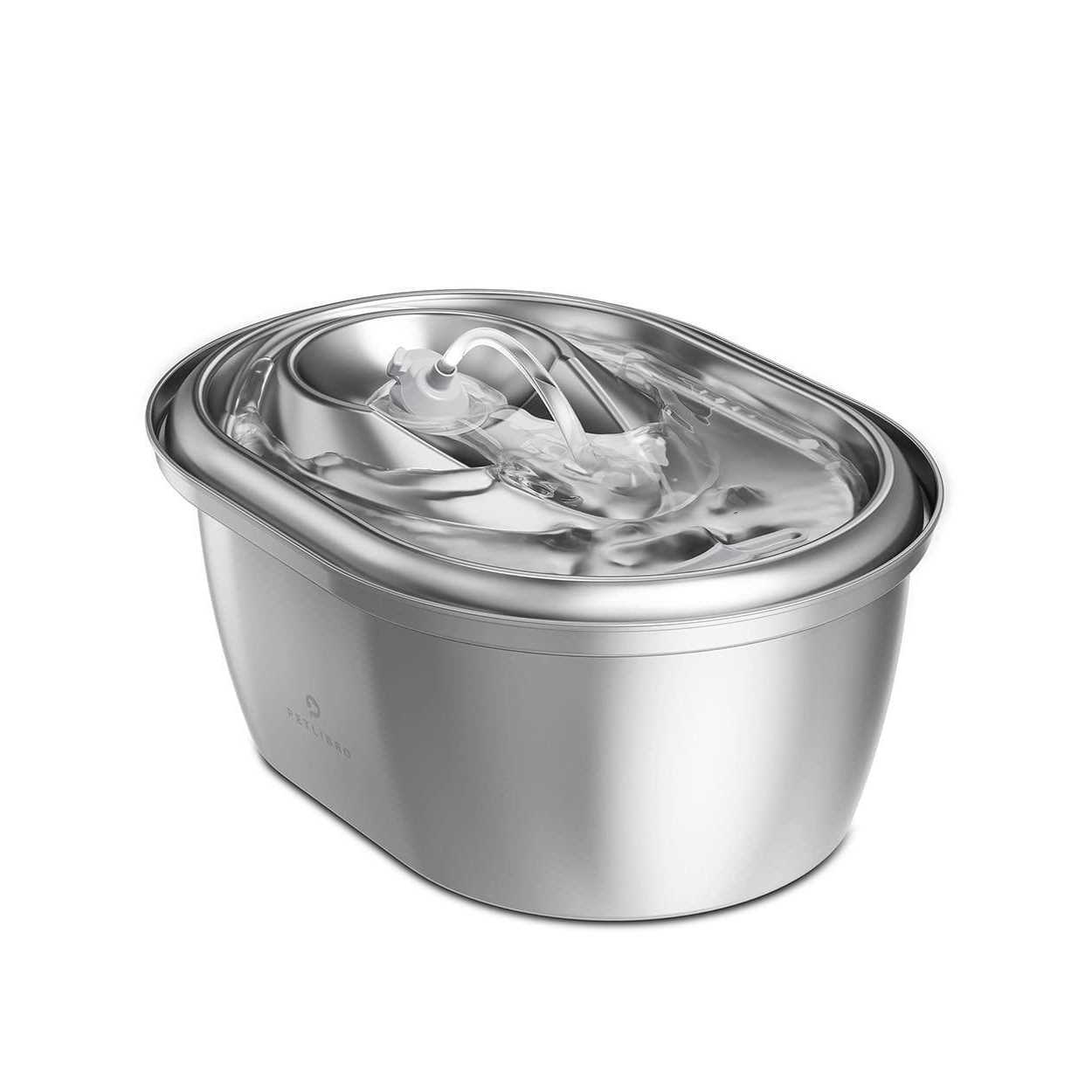 PETLIBRO Cat Water Fountain Stainless Steel 2L & 3L Pet Water Fountain for Cats Inside