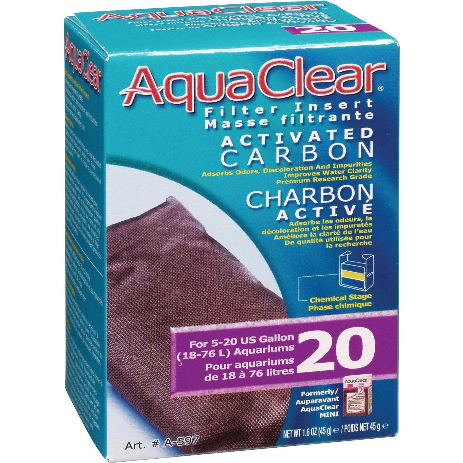 Aquaclear 20 Activated Carbon Filter Insert