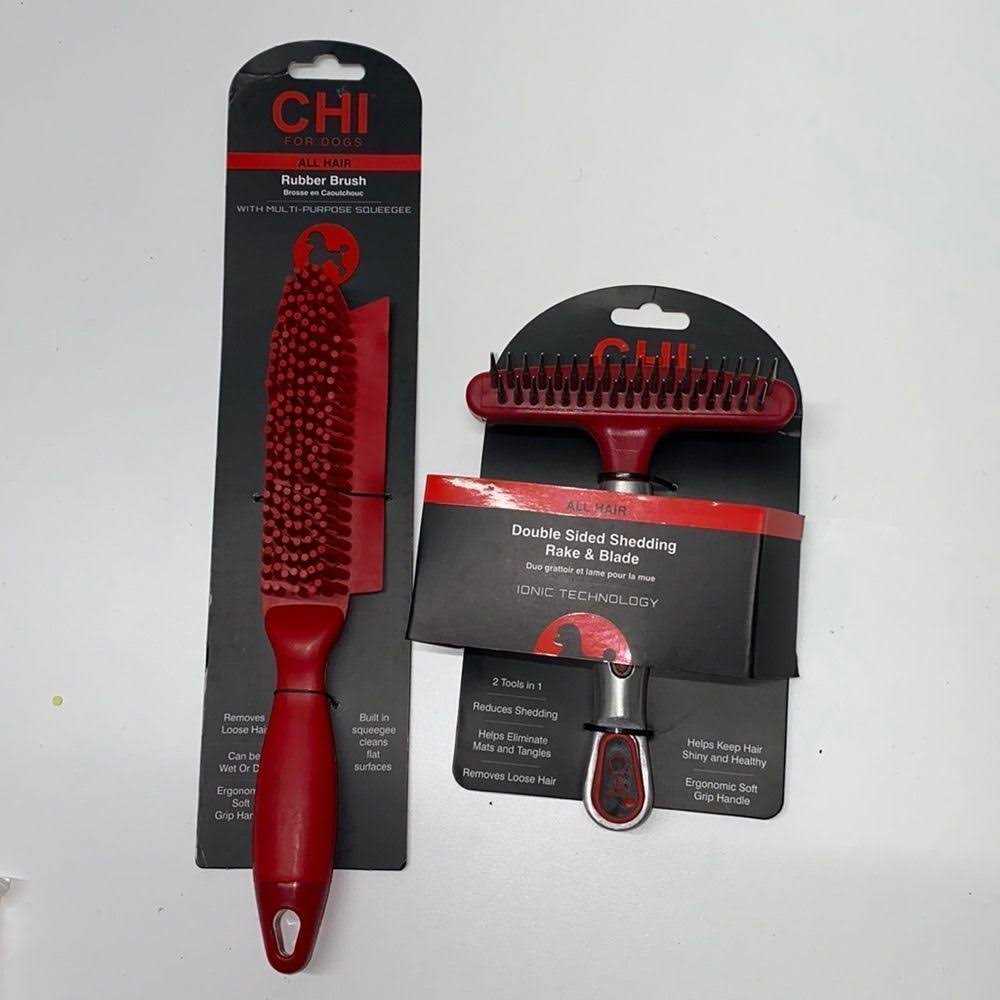 Chi Double Sided Shedding Rake and Blade Dog Tool