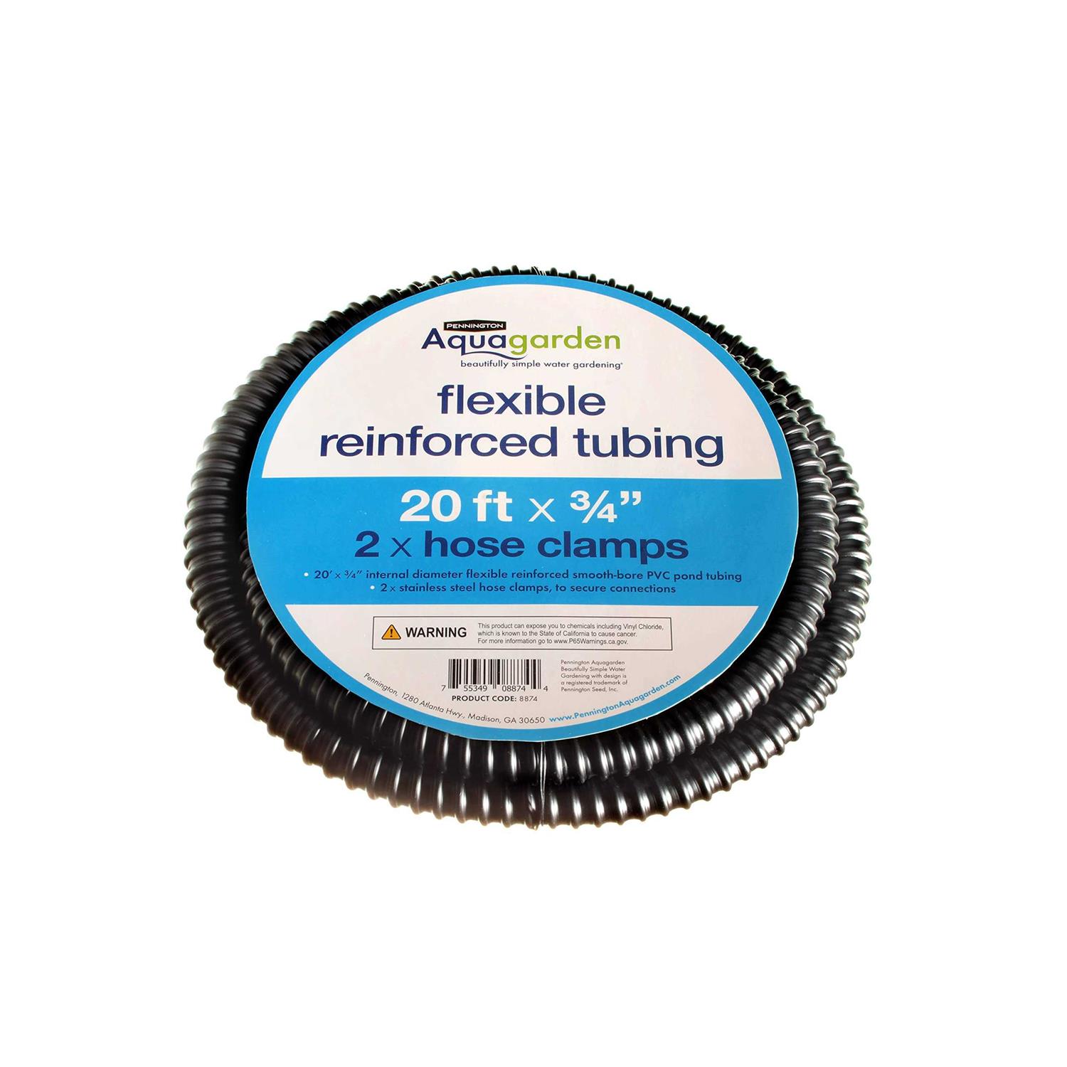 Pennington Aquagarden Aquagarden Flexible Reinforced Pond Tubing 20ft x Internal Diameter