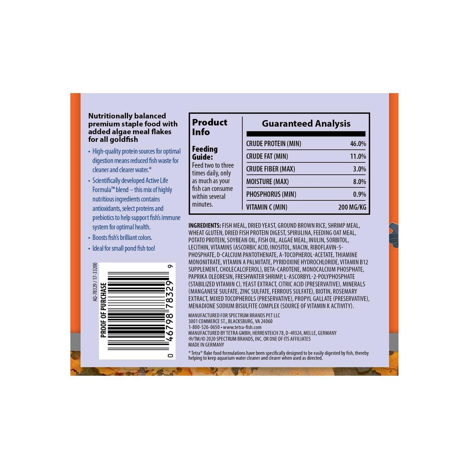 Tetra Goldfish Select Flakes