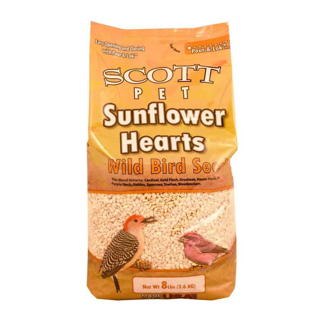 Scott Pet Sunflower Hearts/Chips 8LB