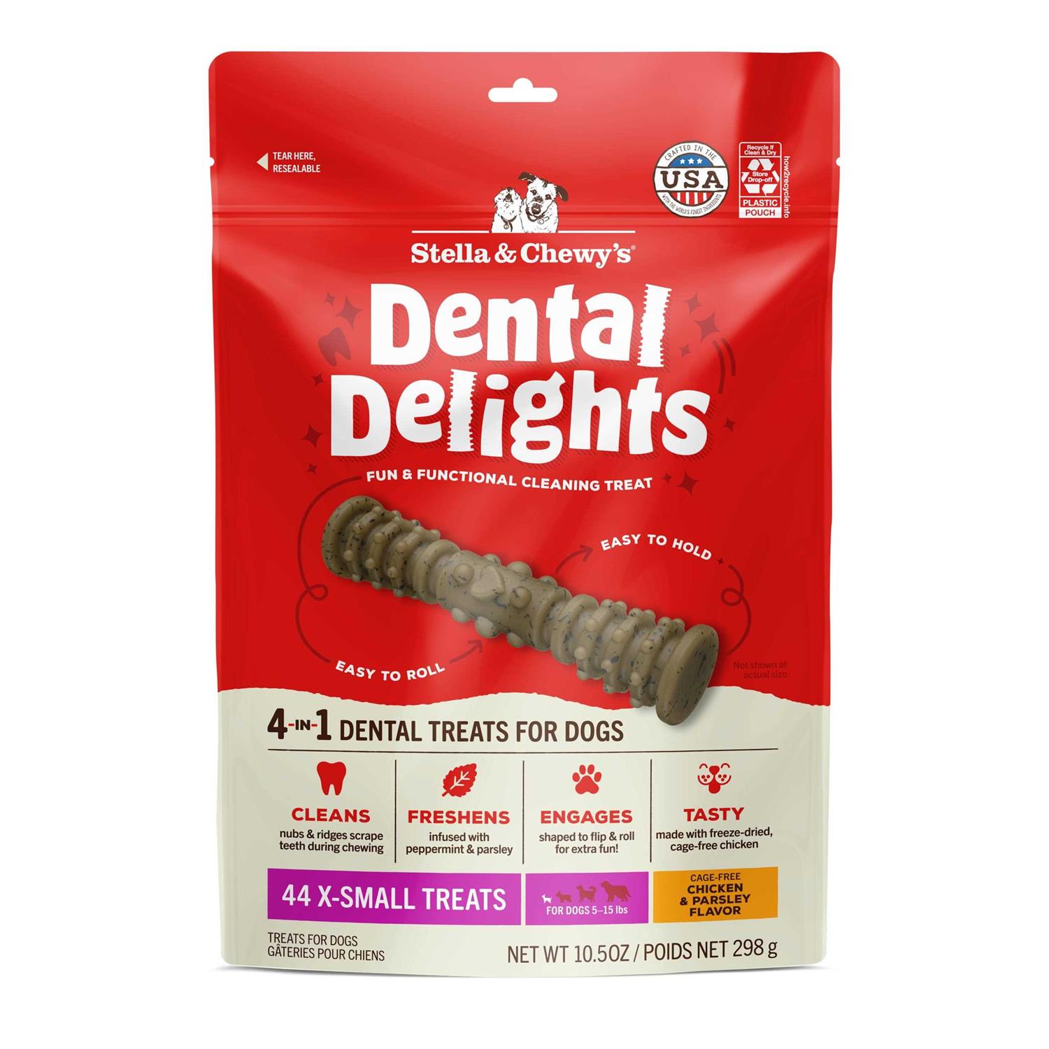 Stella & Chewy’s Dental Delights Dog Treats