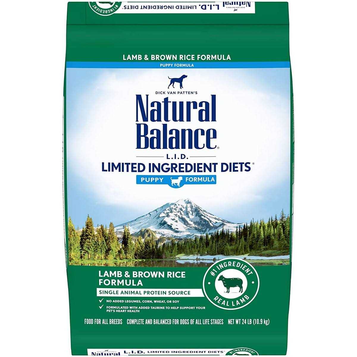 Natural Balance Limited Ingredient Diets Puppy Lamb & Brown Rice Dry Dog Food