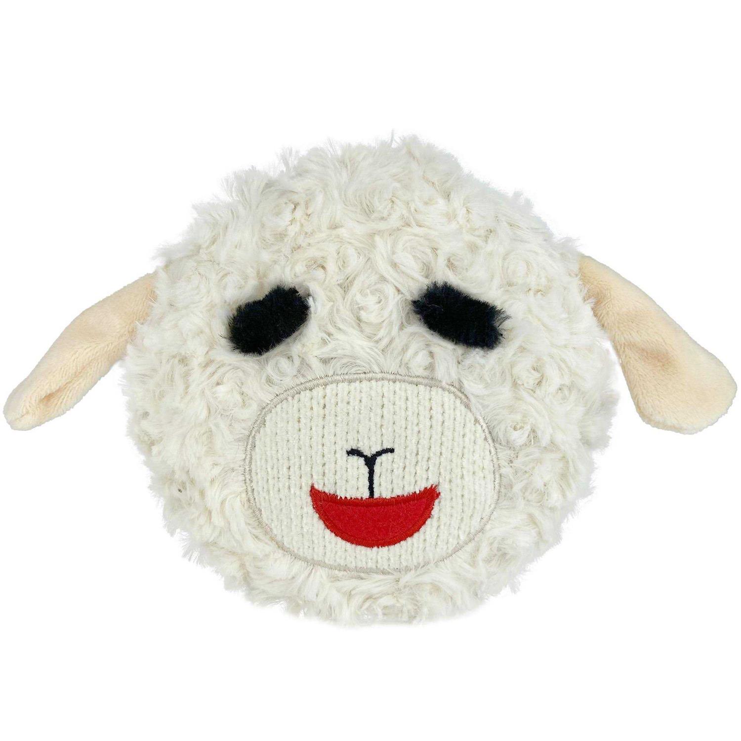 Multipet Squeaker Disc Lamb Chop Dog Toy