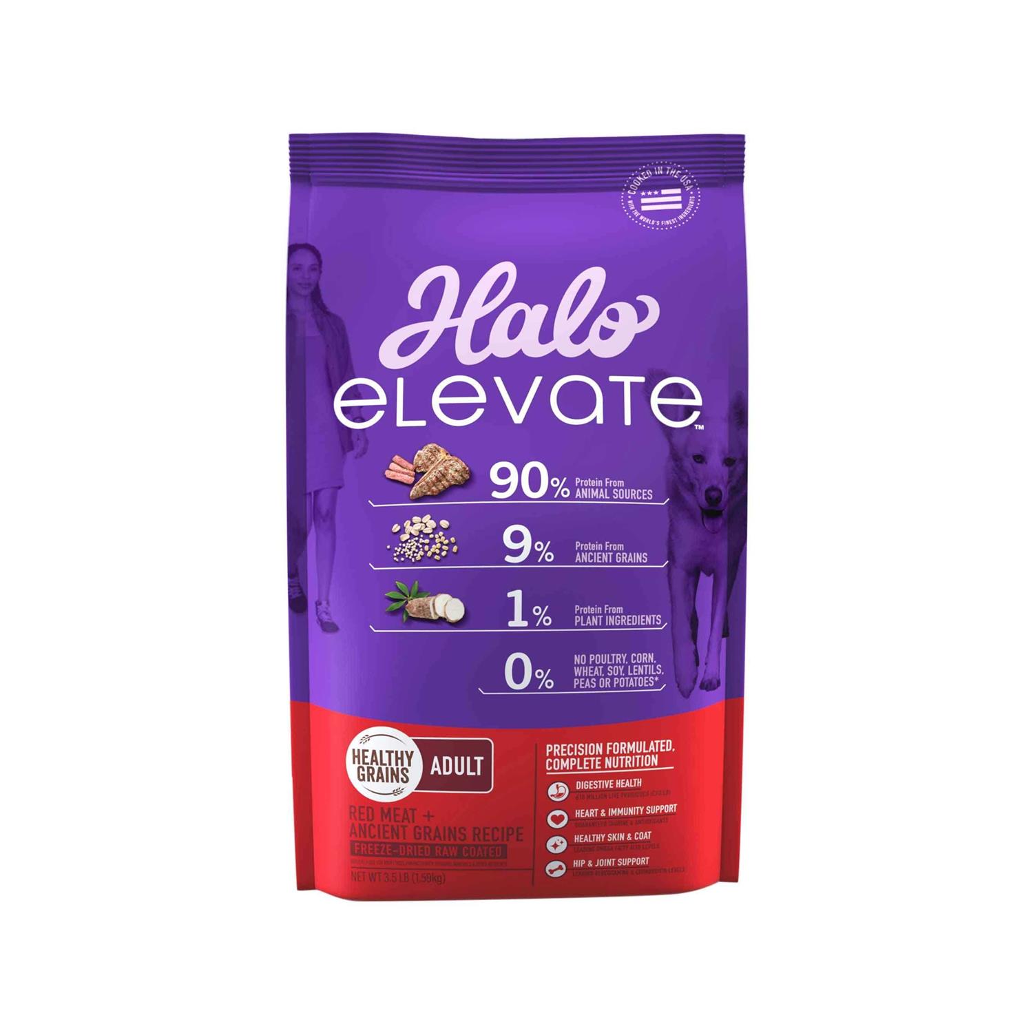 Halo Elevate Free Red Meat Recipe Dry Dog Food