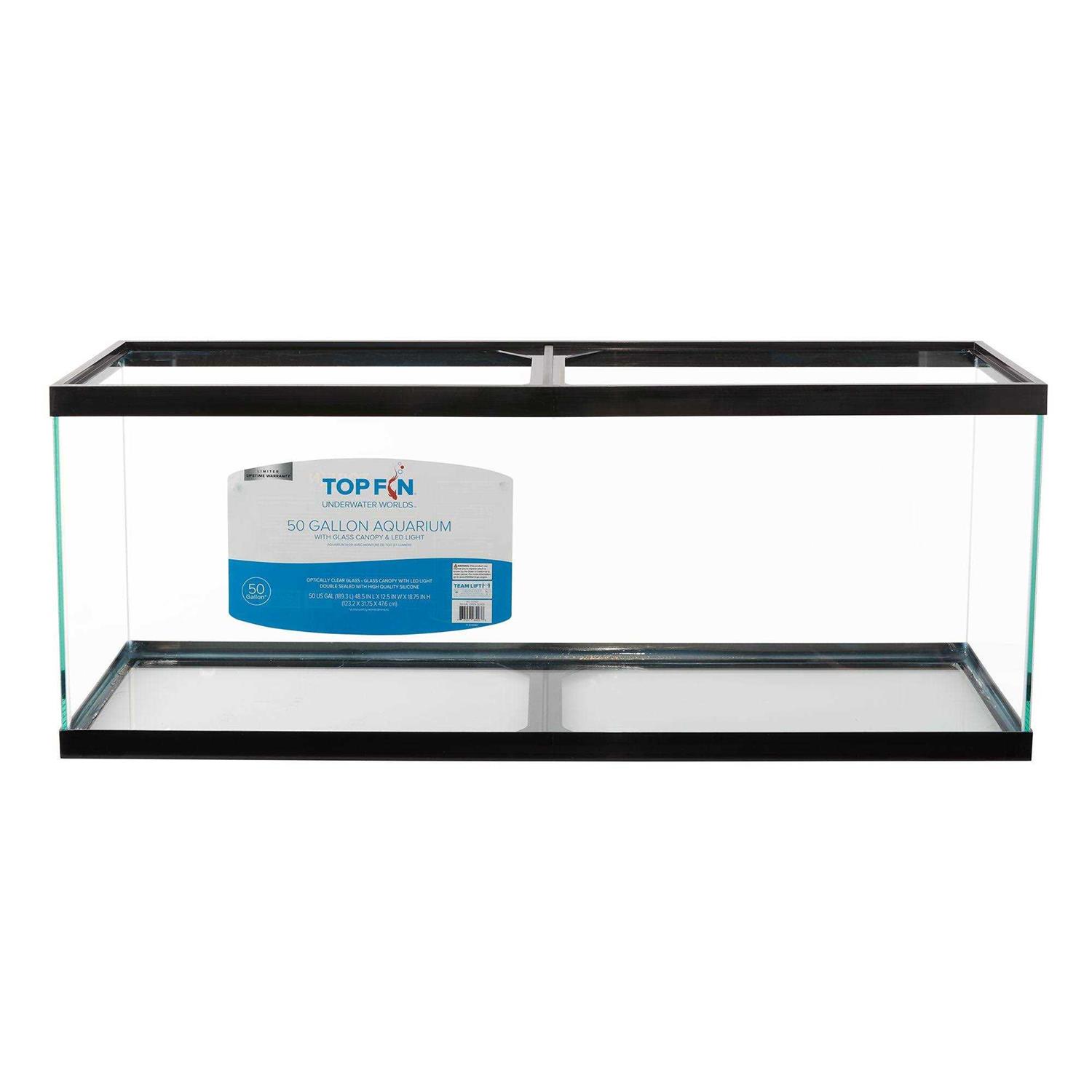 Top Fin LED Aquarium Tank