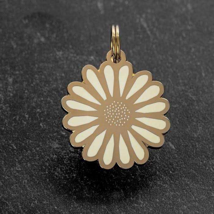 Two Tails Pet Company Daisy ID Tag