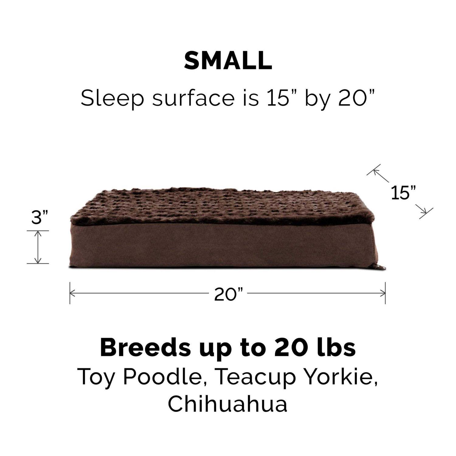 FurHaven Pet Ultra Plush Deluxe Orthopedic Bed
