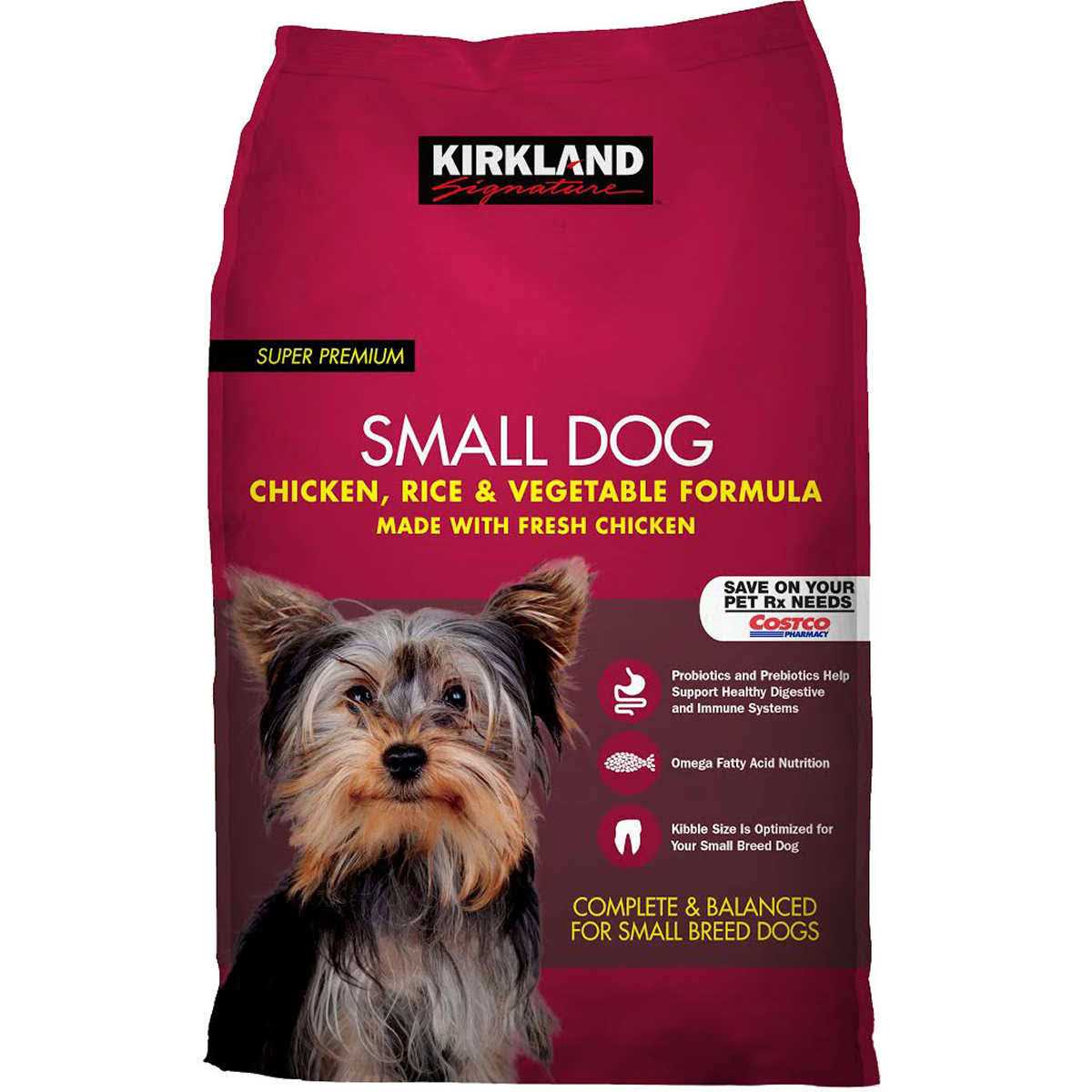 Kirkland Signature Small Formula Chicken & Vegetable Dog Food 20 lb