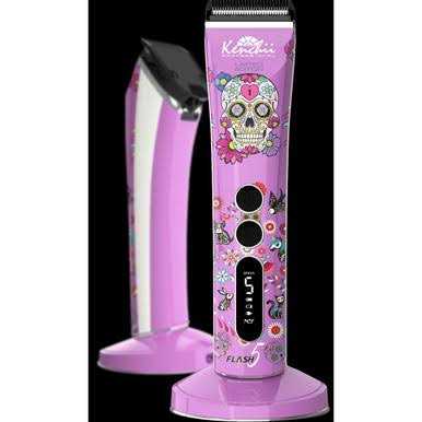 Kenchii Flash5 5-in-1 Digital Cordless Clipper Purple/Skull
