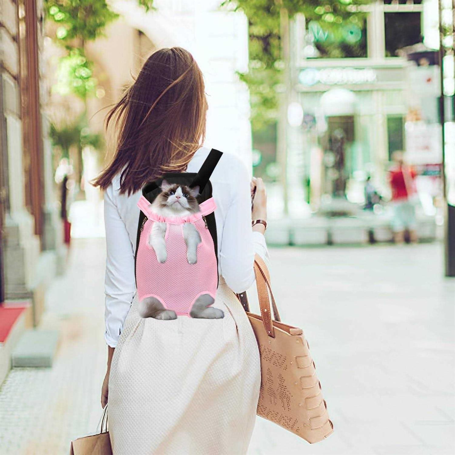 Pet Carrier Backpack Adjustable Carrier Front Carrier