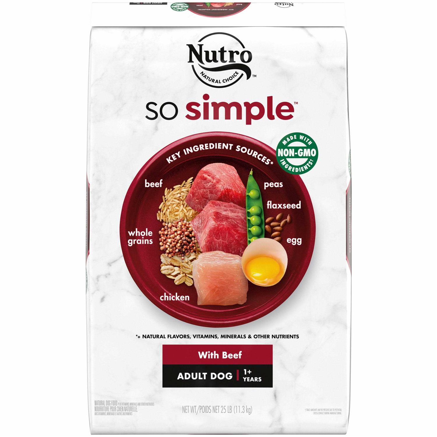 Nutro So Simple Beef Adult Dry Dog Food