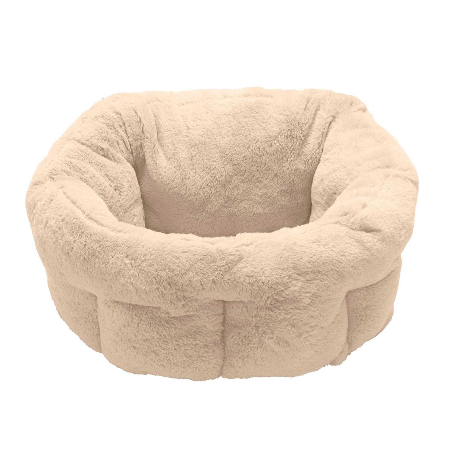 FurHaven Luxury Fur Warming Hi-Lo Cuddler Bed