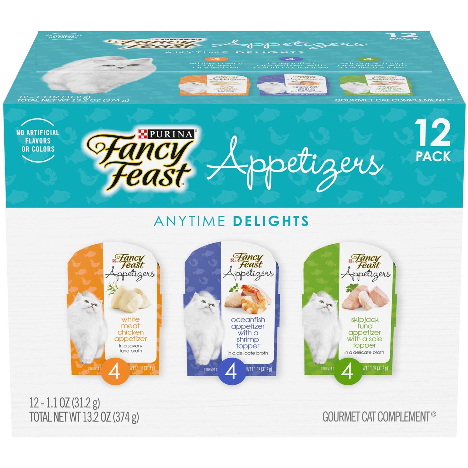 Fancy Feast Appetizers Grain-Free Variety Pack Wet Cat Food