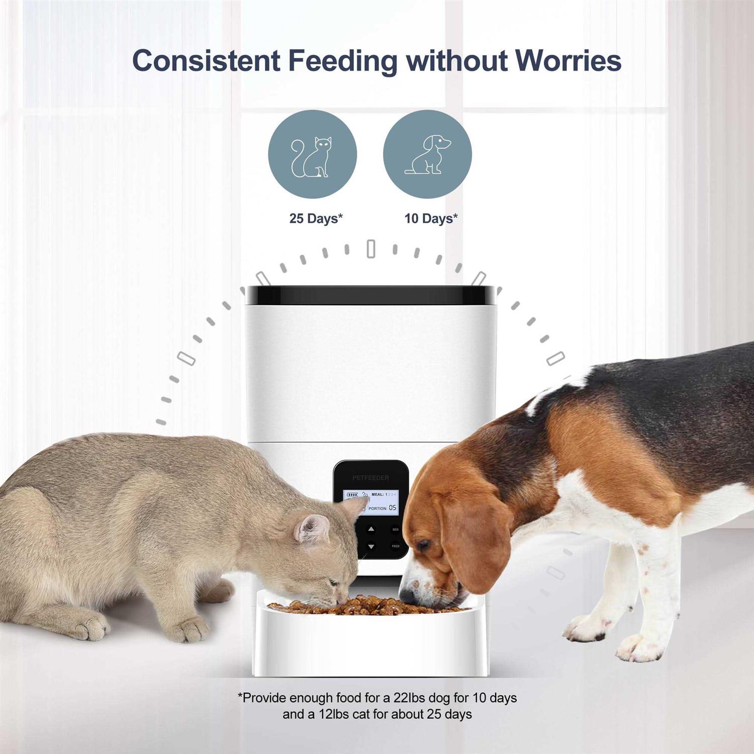 Petdiary Automatic Dog & Cat Feeder