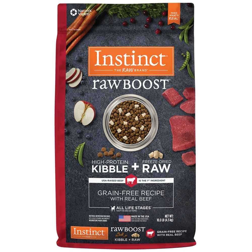 Instinct Raw Boost Grain Free Recipe with Real Beef Natural Dry Dog Food